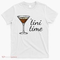 Espresso Martini Drinking Coffee Lovers Cocktail Bartender T-Shirt thumb 0