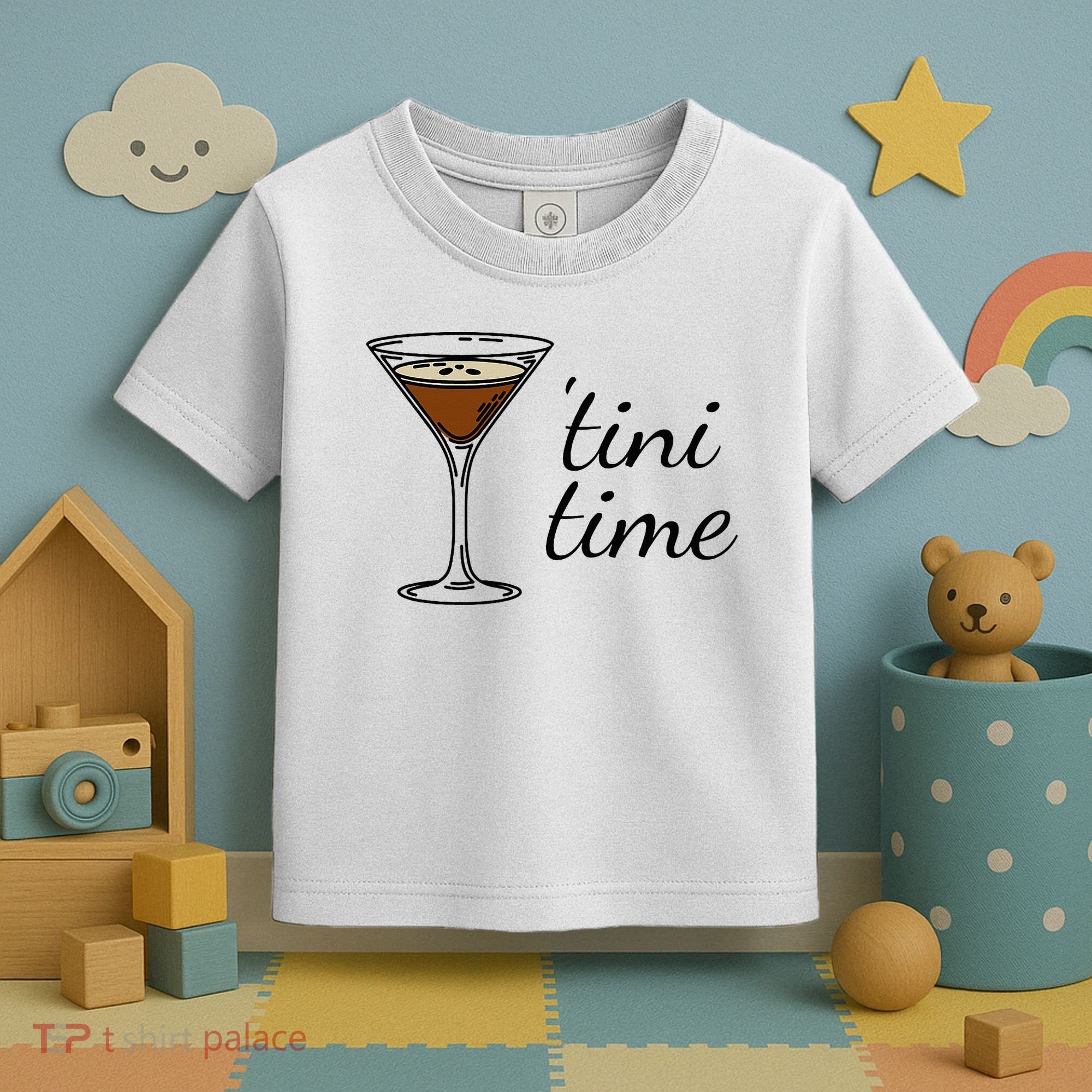 Espresso Martini Drinking Coffee Lovers Cocktail Bartender Toddler T-Shirt