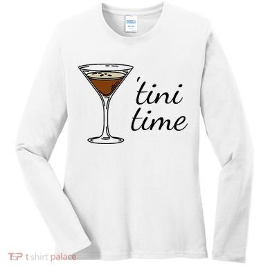 Espresso Martini Drinking Coffee Lovers Cocktail Bartender Women's Long Sleeve Shirt