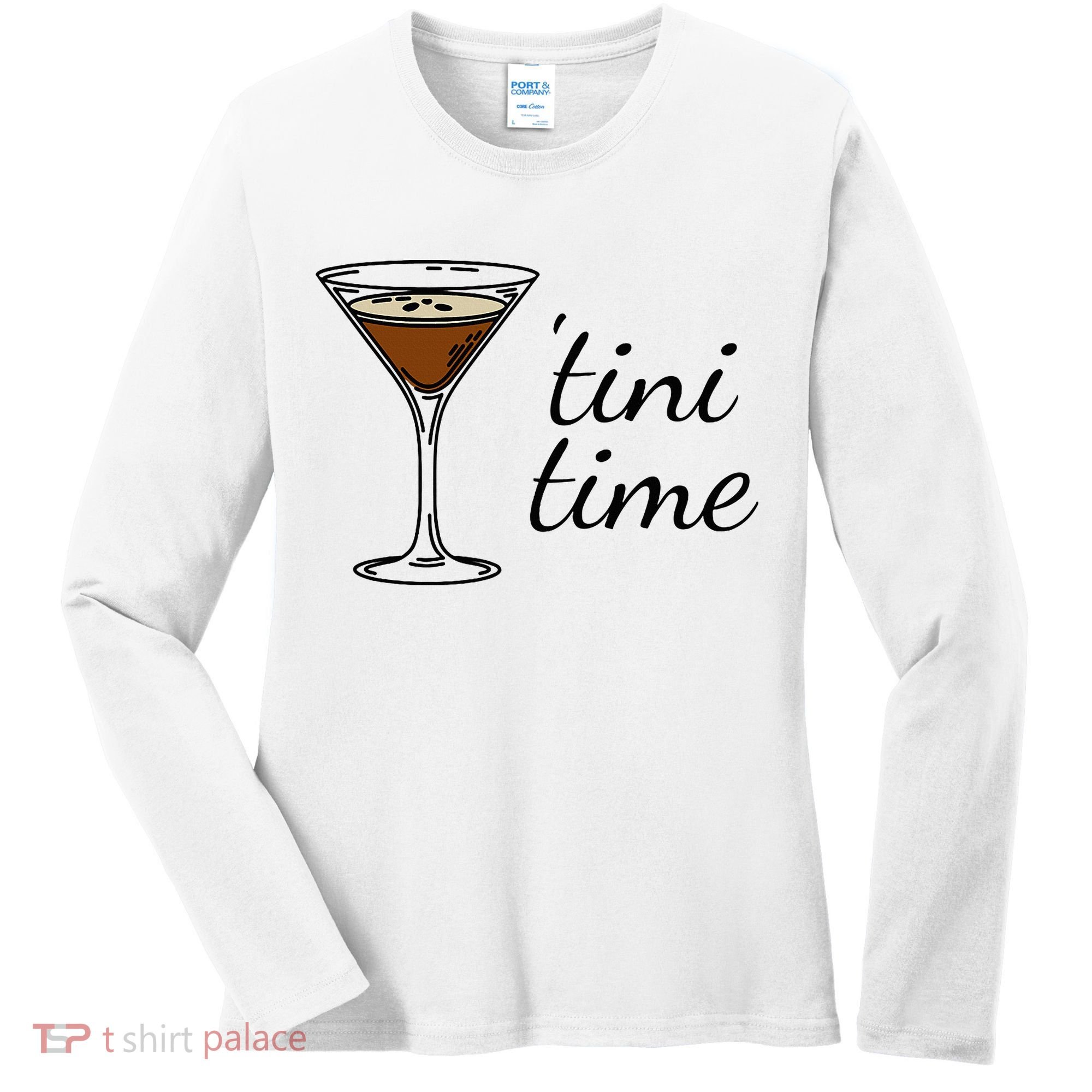 Espresso Martini Drinking Coffee Lovers Cocktail Bartender Women's Long Sleeve Shirt