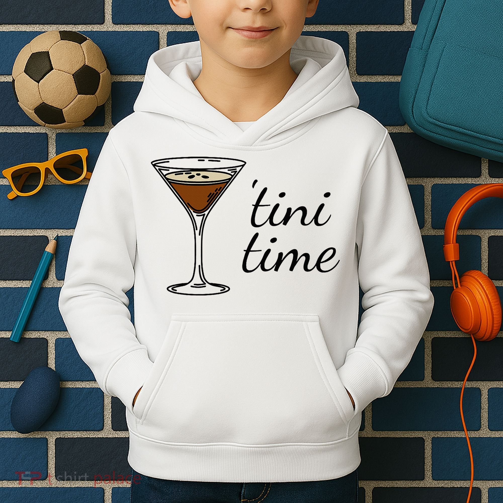 Espresso Martini Drinking Coffee Lovers Cocktail Bartender Kids Hoodie
