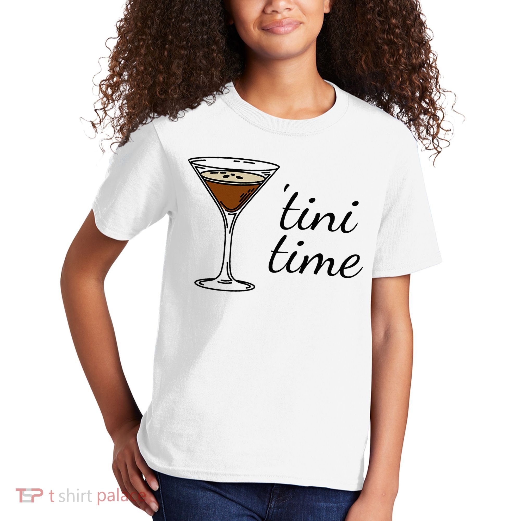 Espresso Martini Drinking Coffee Lovers Cocktail Bartender Kids T-Shirt