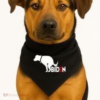 Even My Dog Hates Biden USA-Made Doggie Bandana thumb 1