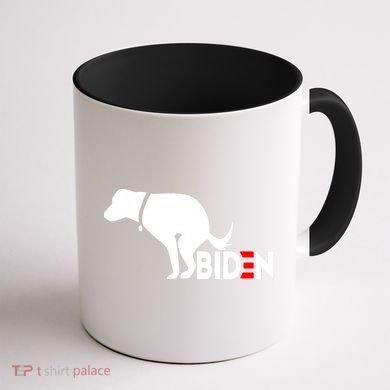 Even My Dog Hates Biden Coffee Mug back