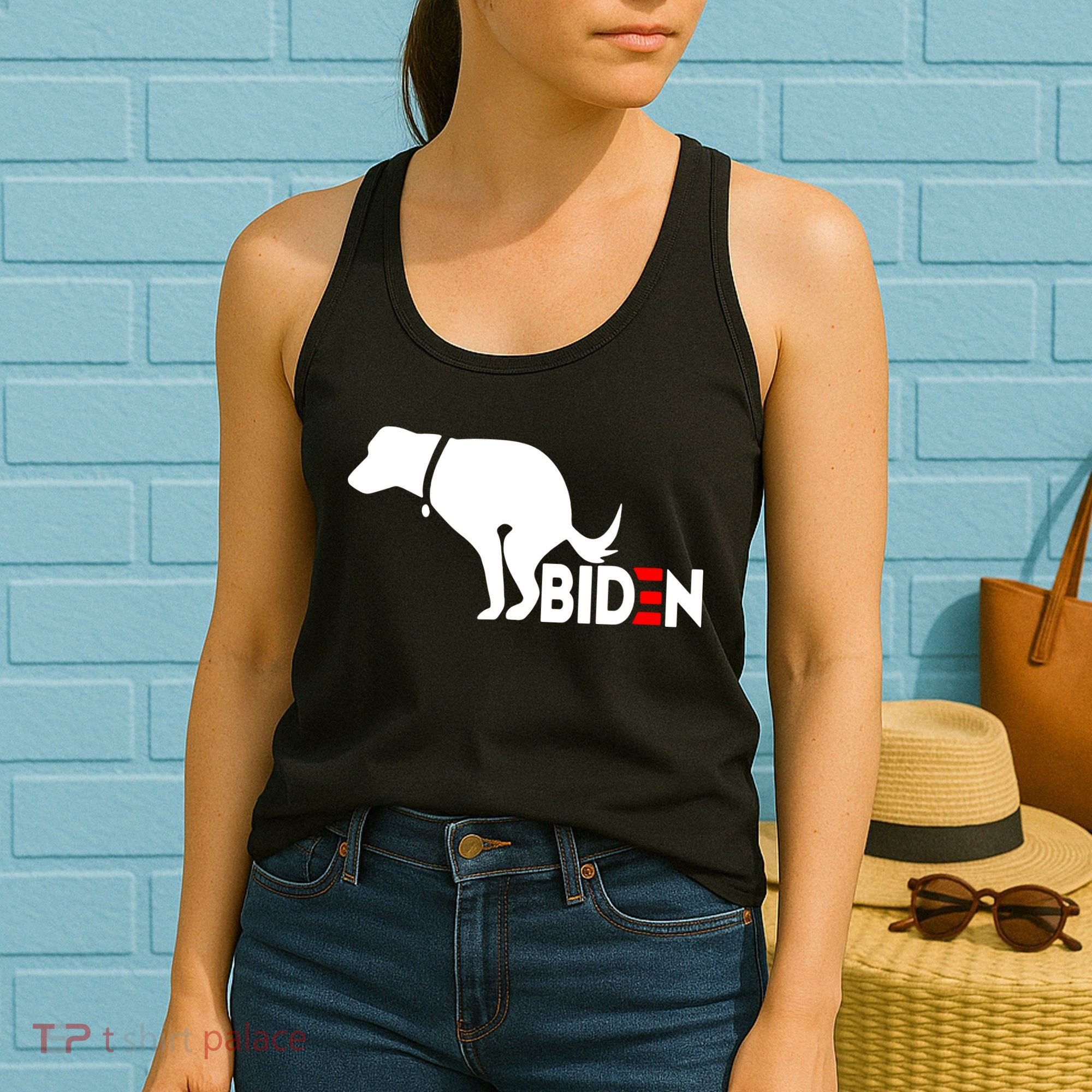 Even My Dog Hates Biden Women's Tank Top
