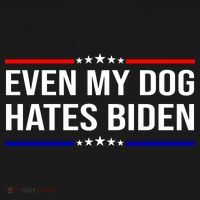 Even My Dog Hates Biden Funny Anti Biden FJB Ornament thumb 1