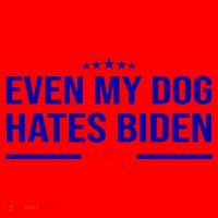 Even My Dog Hates Biden Funny Anti Biden FJB Santa Hat thumb 1