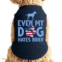 Even My Dog Hates Biden Doggie Tank thumb 0