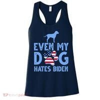 Even My Dog Hates Biden Women's Tank Top thumb 0