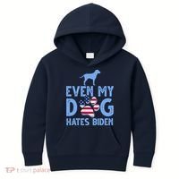 Even My Dog Hates Biden Kids Hoodie thumb 0