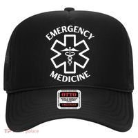 Emergency Medicine Doctor Nurse Medical Caduceus Gift Hat thumb 0