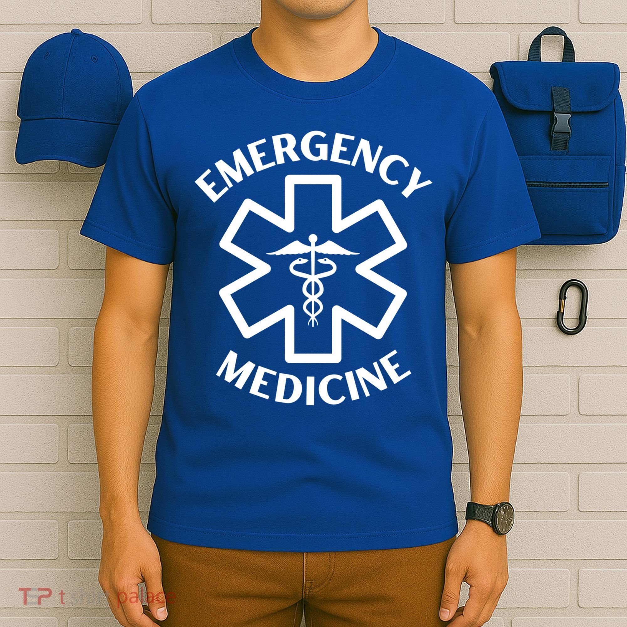 Emergency Medicine Doctor Nurse Medical Caduceus Gift T-Shirt