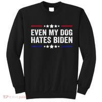 Even My Dog Hates Biden Shirt Funny Anti Biden Sweatshirt thumb 0