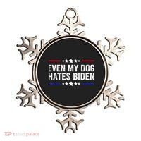 Even My Dog Hates Biden Shirt Funny Anti Biden Ornament thumb 0