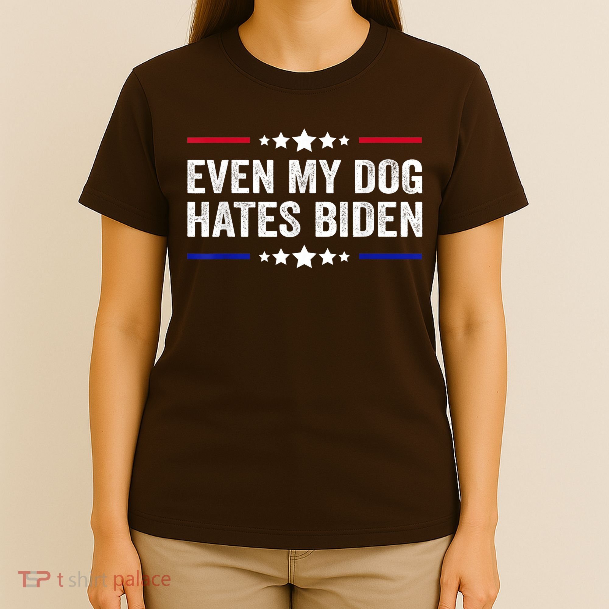 Even My Dog Hates Biden Shirt Funny Anti Biden T-Shirt