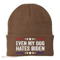 Even My Dog Hates Biden Shirt Funny Anti Biden Beanie thumb 0