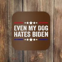 Even My Dog Hates Biden Shirt Funny Anti Biden Coaster thumb 0