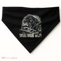 Electronic Music Dinosaur Dj Dubstep USA-Made Doggie Bandana thumb 0