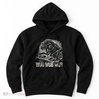 Electronic Music Dinosaur Dj Dubstep Hoodie thumb 0