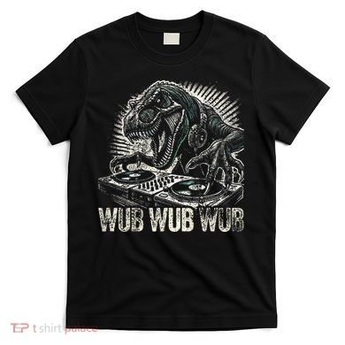 Electronic Music Dinosaur Dj Dubstep T-Shirt