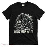 Electronic Music Dinosaur Dj Dubstep T-Shirt thumb 0