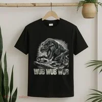 Electronic Music Dinosaur Dj Dubstep T-Shirt thumb 2