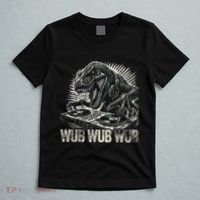 Electronic Music Dinosaur Dj Dubstep T-Shirt thumb 5