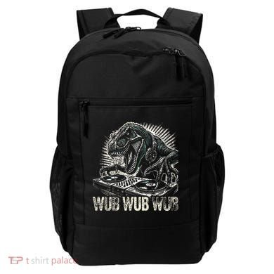 Electronic Music Dinosaur Dj Dubstep Backpack