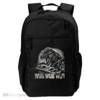 Electronic Music Dinosaur Dj Dubstep Backpack thumb 0