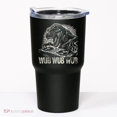 Electronic Music Dinosaur Dj Dubstep Tumbler