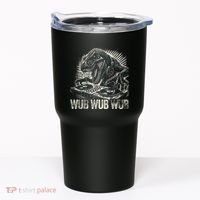 Electronic Music Dinosaur Dj Dubstep Tumbler thumb 0
