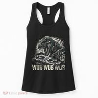 Electronic Music Dinosaur Dj Dubstep Women's Tank Top thumb 0