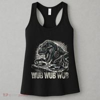 Electronic Music Dinosaur Dj Dubstep Women's Tank Top thumb 3