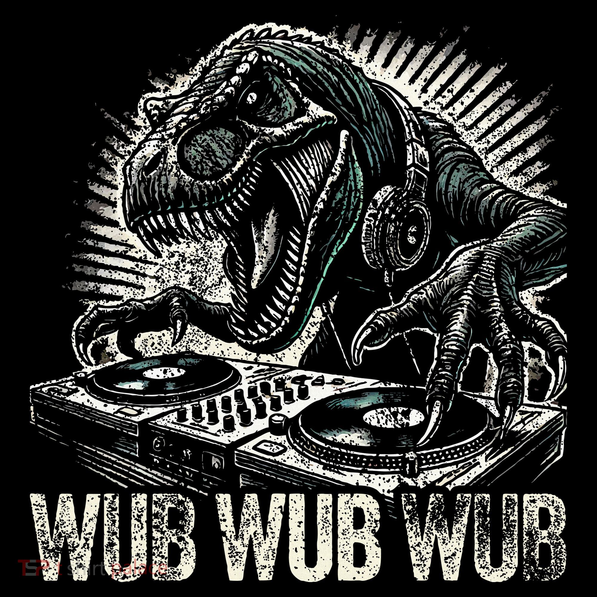 Electronic Music Dinosaur Dj Dubstep Visor
