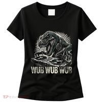 Electronic Music Dinosaur Dj Dubstep Women's T-Shirt thumb 0