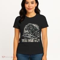 Electronic Music Dinosaur Dj Dubstep Women's T-Shirt thumb 4