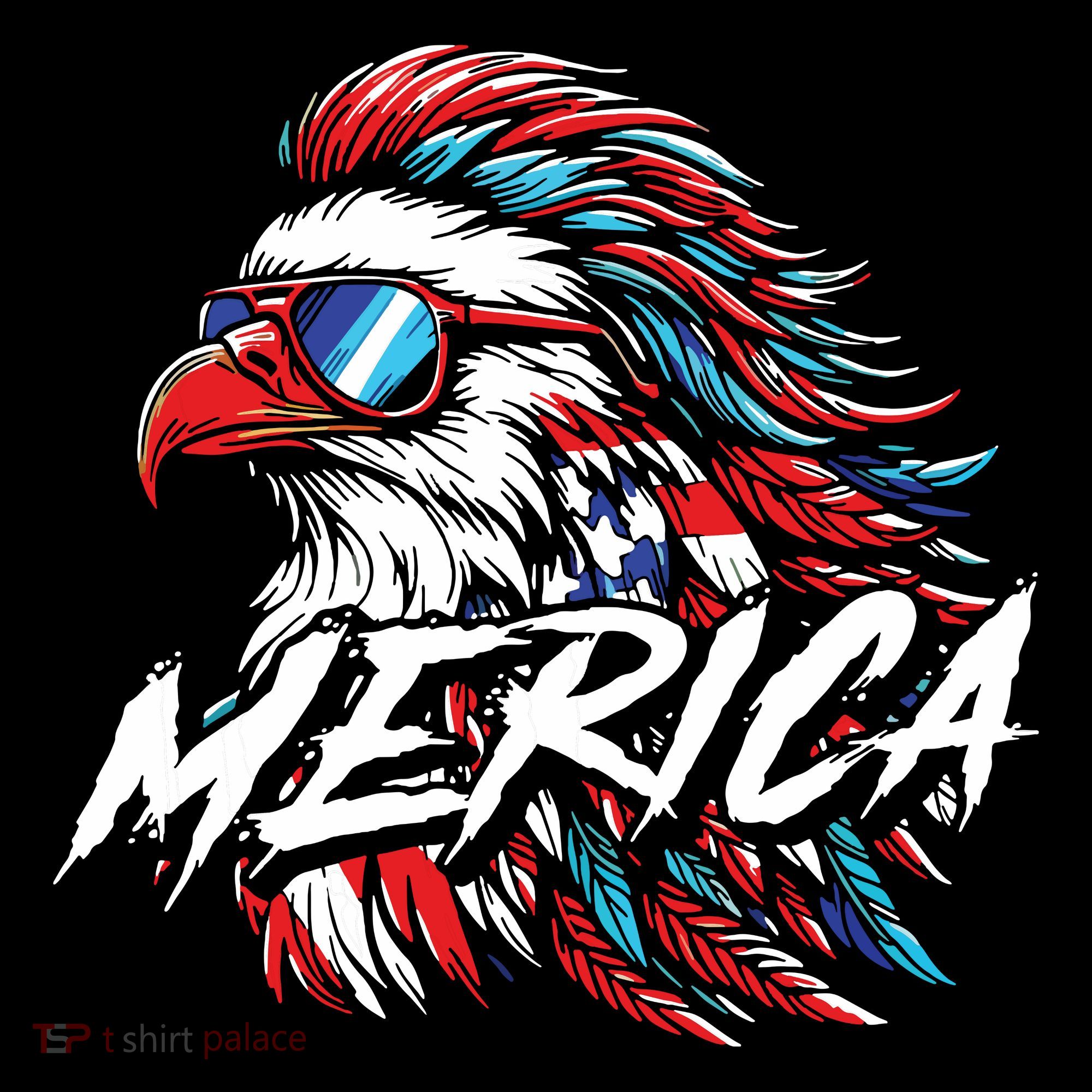 Eagle Merica Ornament