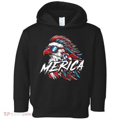 Eagle Merica Toddler Hoodie