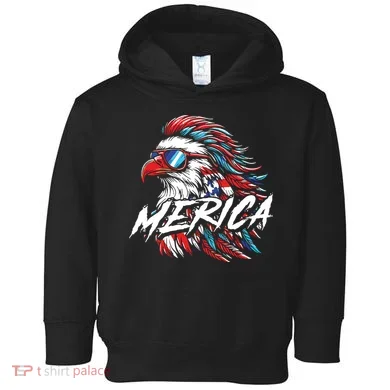 Eagle Merica Toddler Hoodie