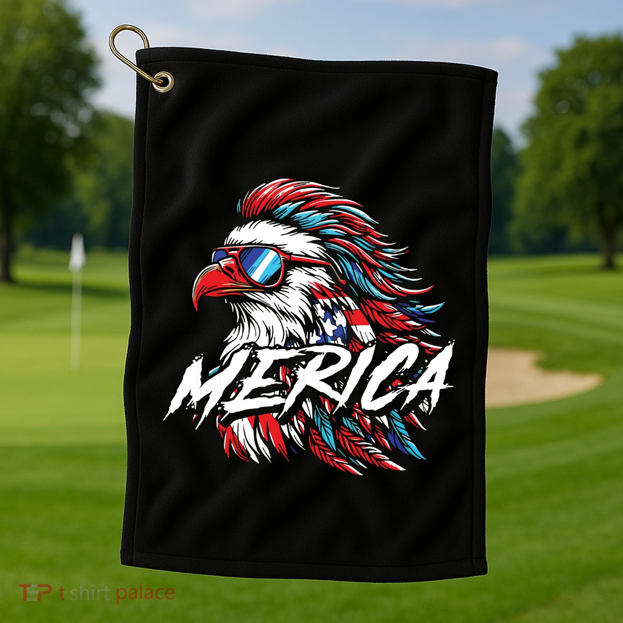 Eagle Merica Golf Towel