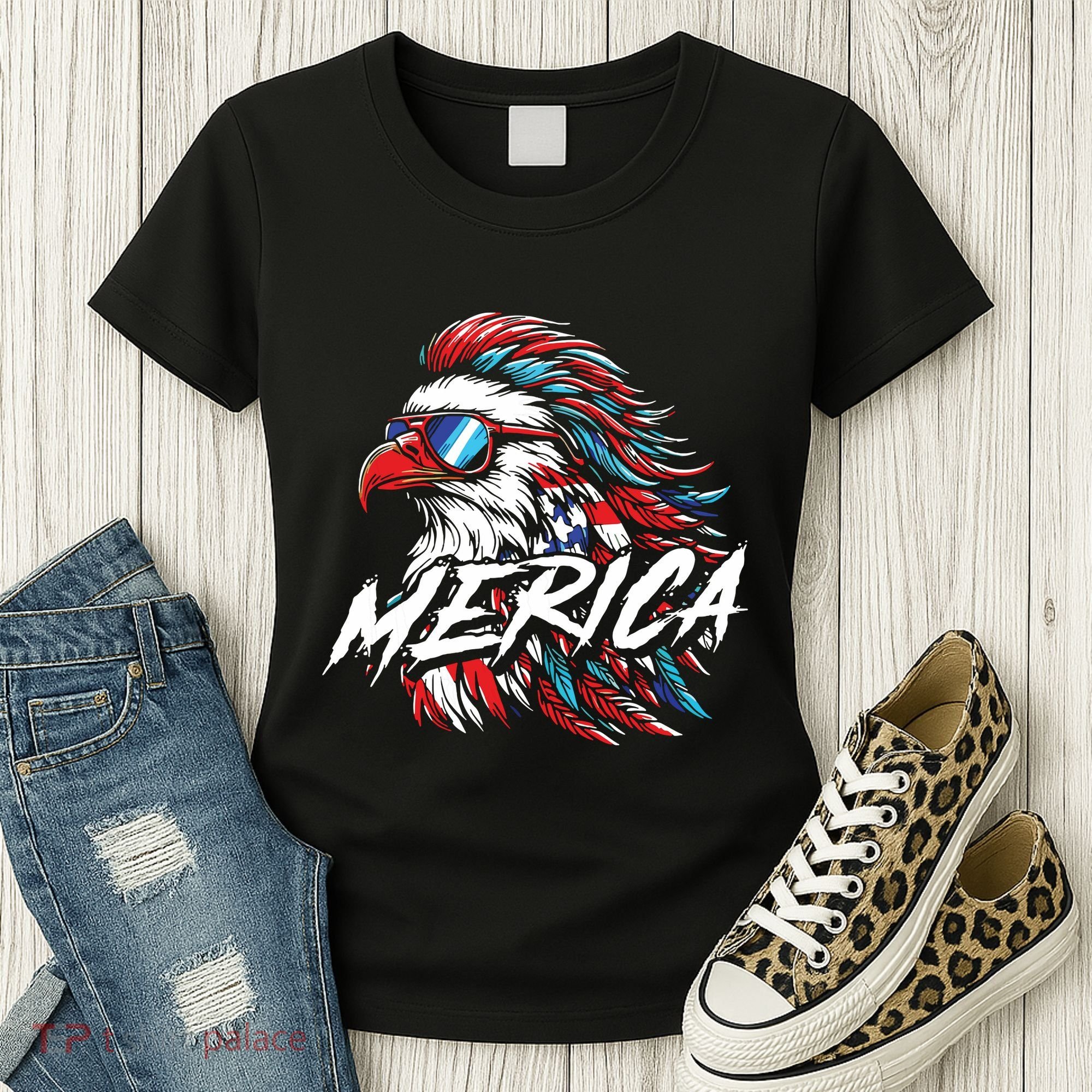 Eagle Merica Women's T-Shirt
