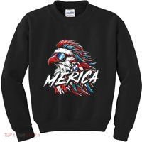 Eagle Merica Kids Sweatshirt thumb 0
