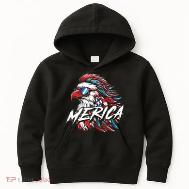 Eagle Merica Kids Hoodie