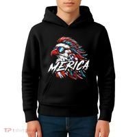 Eagle Merica Kids Hoodie thumb 4