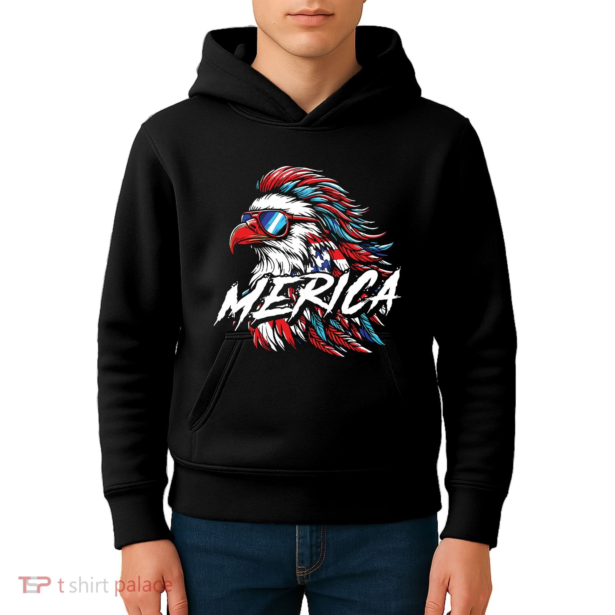 Eagle Merica Kids Hoodie