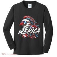 Eagle Merica Kids Long Sleeve Shirt thumb 0