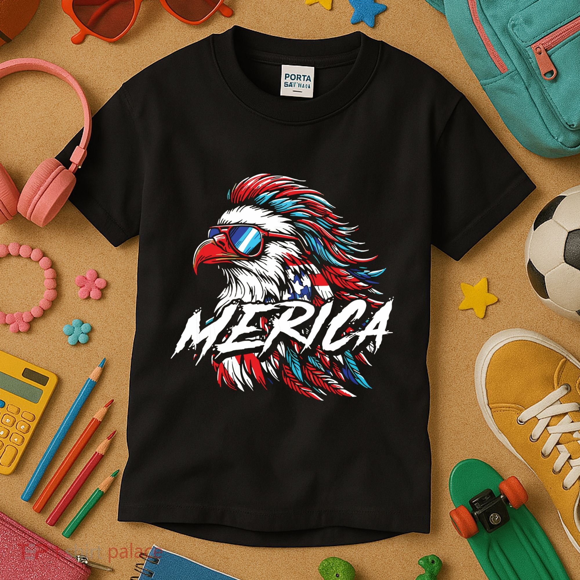 Eagle Merica Kids T-Shirt