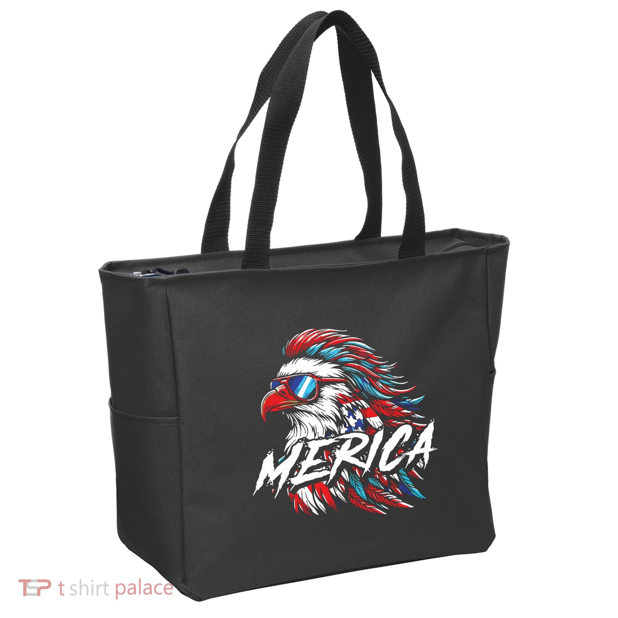 Eagle Merica Tote Bag