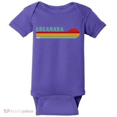 Escanaba Michigan Baby Bodysuit