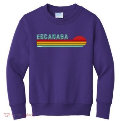 Escanaba Michigan Kids Sweatshirt